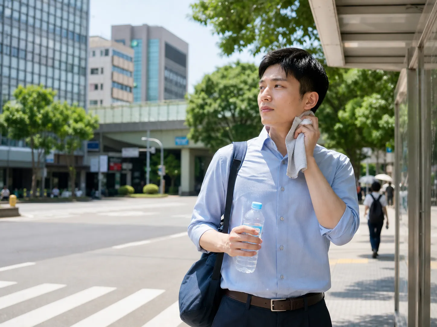 夏天外出悶熱時補水與擦汗維持日常清爽感